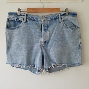 Abercrombie & Fitch Light Blue Denim Jean Cutoff Shorts